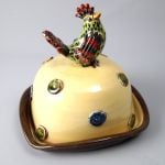 cheeky bird butter dish