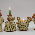 Chicken candle holders
